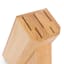 Sagenwolf Performance Rubber Wood Knife Block, 5 Slot detail