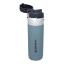 Stanley Quick Flip Double-Walled Water Bottle, 1.06L - Shale with an open quick-flip lid