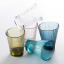 Olivia Oval Colour Infused Glasses, Set of 4 - Green and other colours