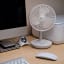 Meaco Fan 260C Cordless Air Circulator on the desk