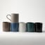 Galateo Semi-Matt & Glossy Porcelain Mug, 350ml - Brown and other colours