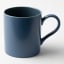 Galateo Semi-Matt & Glossy Porcelain Mug, 350ml - Cobalt Blue