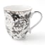 Jenna Clifford Black Rose Mug in Gift Box angle