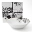 Jenna Clifford Black Rose Salad Bowl, 23cm with packaging