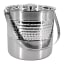 Bar Butler Hammered Ice Bucket with Lid, 2.7L