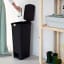 Brabantia StepUp Pedal Bin, 40L - Dark Grey used to dispose a glass bottle