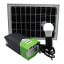 Gizzu Solar Lighting Kit with 3 LED Bulbs, 10W detail