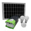 Gizzu Solar Lighting Kit with 3 LED Bulbs, 10W detail