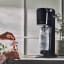 Sodastream Art Sparkling Water Maker - Black on the kitchen counter