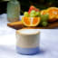Ash Ceramics Cortado Tumbler, 145ml - Lilac with fruits and coffee