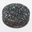 Alkaline Terrazzo Coasters, Set of 4 - Black and White Terrazzo 