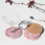 Alkaline Terrazzo Coasters, Set of 4 - Multi pink and red with a cocktail glass