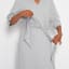 The T Shirt Bed Company The Maxi Gown in Soft Grey - Small detail