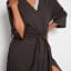 The T Shirt Bed Company The Maxi Gown in Deep Charcoal - Small detail