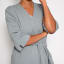 The T Shirt Bed Company The Maxi Gown in Seafoam - Small detail