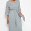 The T Shirt Bed Company The Maxi Gown in Seafoam - Small detail