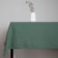 The Collection Stone Washed Cotton Tablecloth - 8-10 Seater - Olive detail on the table