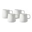 Maxwell & Williams Blend Sala Mug 375ML Set of 4 White Gift Boxed - 375ml - White