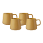 Maxwell & Williams Blend Sala Mug 375ML Set of 4 Mustard Gift Boxed - 375ml - Mustard