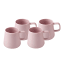 Maxwell & Williams Blend Sala Mug 375ML Set of 4 Rose Gift Boxed - 375ml - Rose angle