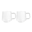 Maxwell & Williams Blend Sala Glass Mug 400ML Set of 2 Clear Gift Boxed - 400ml - Clear