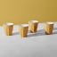 Maxwell & Williams Blend Sala Latte Cup 265ML Set of 4 Mustard Gift Boxed - 265ml - Mustard on the table