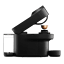 Nespresso Vertuo Pop Coffee Machine - Liquorice Black angle with a capsule