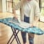 Joseph Joseph Flexa Mosaic Blue Ironing Board Cover - 124cm on the ironing board