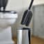 Joseph Joseph Flex 360 Luxe Advanced Toilet Brush close up of it open