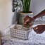 Joseph Joseph EasyStore Medium Bathroom Storage Basket divider being added