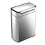 Simplehuman Rectangular Dual Compartment Touch-Bar Bin, 48L angle