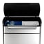 Simplehuman Rectangular Dual Compartment Touch-Bar Bin, 48L detail of the interior