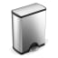 Simplehuman Rectangular Dual Compartment Pedal Bin, 46L