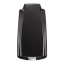 Simplehuman Slim Pedal Bin, 40L - Black angle top view