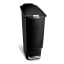 Simplehuman Slim Pedal Bin, 40L - Black angle