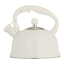 Typhoon Otto Whistling Stovetop Kettle, 1.77L - Cream & Silver