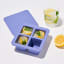 W&P XL Ice Tray and Ice Tray Treats Recipe Book Gift Set - Blue ice tray with frozen lemon and mint