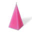 Glo. Pyramid Stand Alone Candle  - Cerise