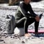 Kulgo Backpack Adventure Cooler, 20L on the beach sand