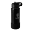 Kulgo Flask with Ring Top Straw Cap, 500ml - Black angle