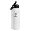 Kulgo Flask with Straw Cap, 1L - White