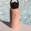 Kulgo Flask with Straw Cap, 1L - Blush angle