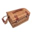 Gift Baskets Forest 4-Person Picnic Basket with Cheese Board Set closed 