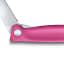Victorinox Swiss Classic Round Foldable Serrated Paring Knife, 11 cm - Pink detail