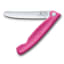 Victorinox Swiss Classic Round Foldable Serrated Paring Knife, 11 cm - Pink angle