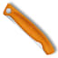 Victorinox Swiss Classic Round Foldable Serrated Paring Knife, 11 cm - Orange angle