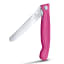 Victorinox Swiss Classic Round Foldable Serrated Paring Knife, 11 cm - Pink