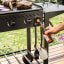 Dreamfarm BBQ Grill Tools, Set of 4 on the grilling stand