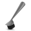 Eva Solo Nylon Washing Up Brush, 23cm - Elephant Grey angle