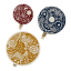 Halo Dish Covers Small Dish & Bowl Covers, Set of 3 - Crimson Langeveldt